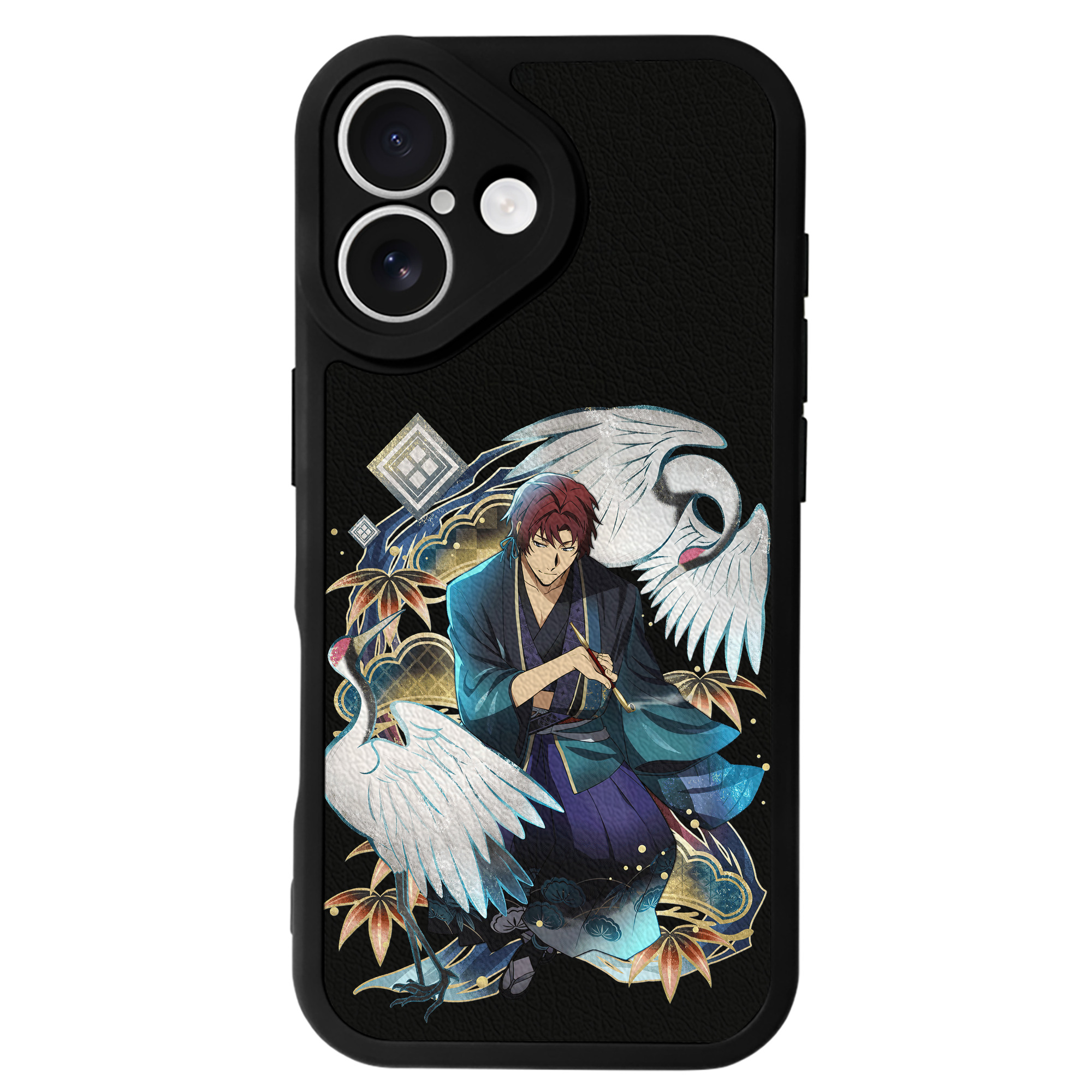 （画像用） 文豪ストレイドッグス Bungo Stray Dogs 【iPhone 16シリーズ対応】シリコンスマホケース（レザー調） 材質：シリコン
